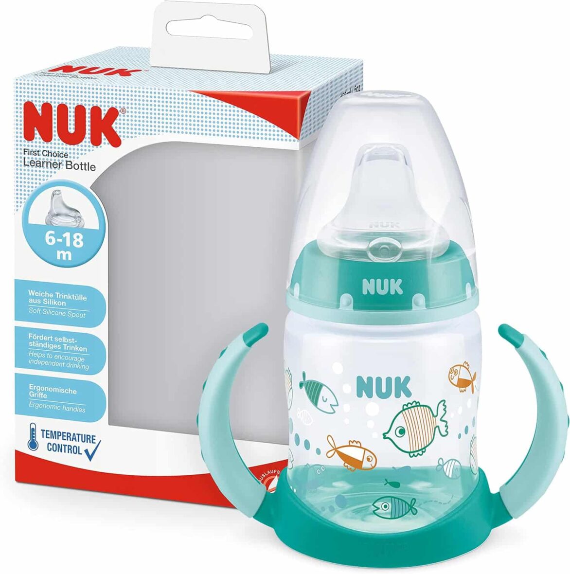 Nuk Tasse d&rsquo;apprentissage 6-18mois 150ml Vert