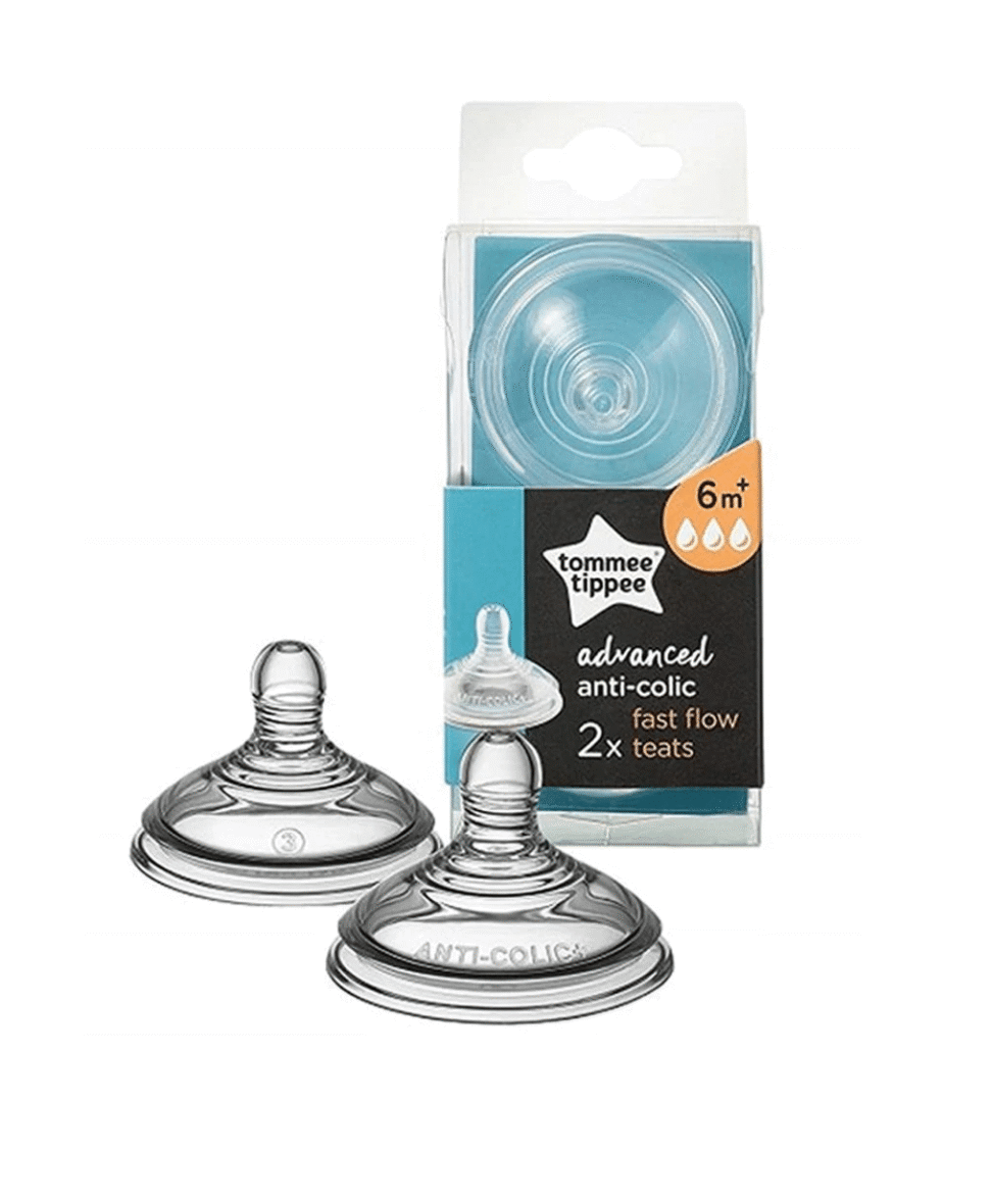 Tommee Tippee Tétine Advanced anti-colic 6m+ Débit rapide