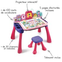 Retrouvez Vtech Magi Bureau Interactif 5 en 1 Rose aux meilleurs prix sur Bebemaman.ma . Livraison à domicile partout au Maroc. Paiement à la livraison.