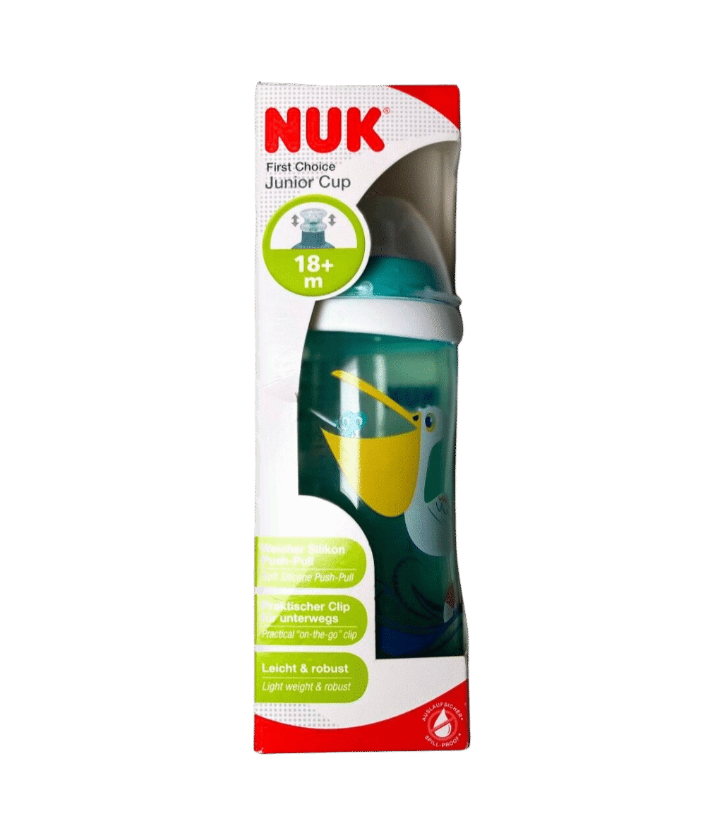 Nuk Junior Cup à Bec verseur push-pull 300ml 18m+