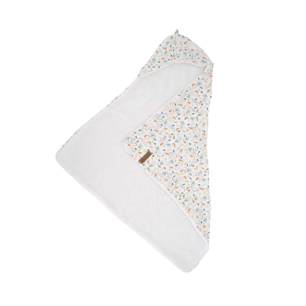 Bebemaman-Domiva Sortie de bain en coton 75x75cm – Au fil de l’eau 1