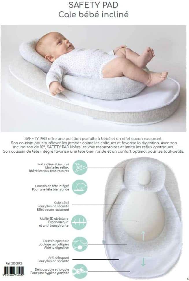 Bebemaman-Domiva Safety Pad 3D Gris 3