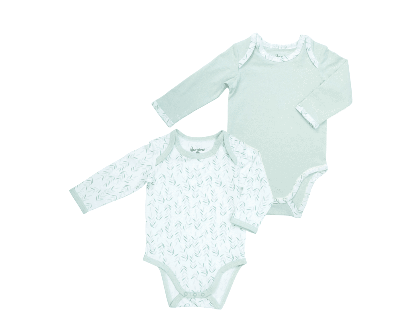 Domiva Lot de 2 Bodies manches longues Filou 9-12mois