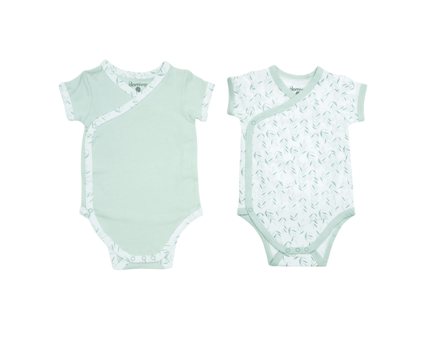 Domiva Lot de 2 Bodies manches courtes cache-cœur Filou