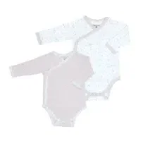Retrouvez Domiva Lot de 2 Bodies manches longues cache-cœur Lilas aux meilleurs prix sur Bebemaman.ma . Livraison à domicile partout au Maroc. Paiement à la livraison.