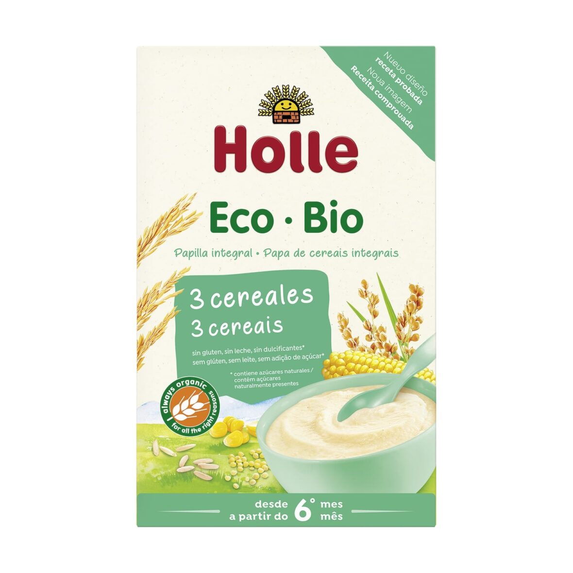 Bebemaman-Holle Bio Boullie 3 céreales