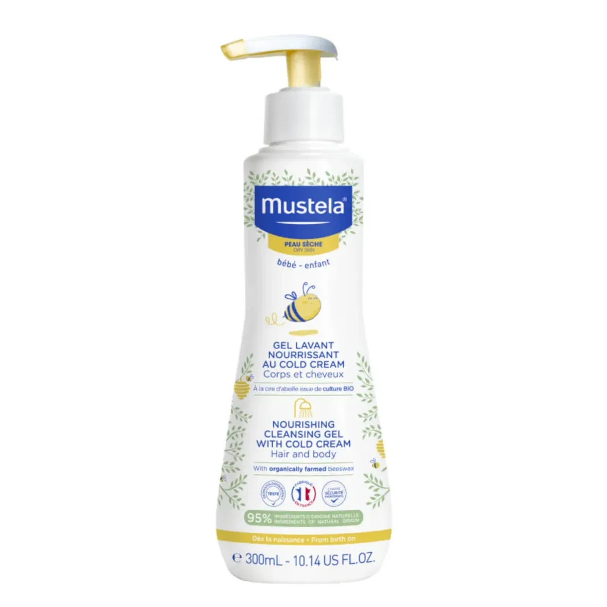 Mustela Gel Lavant Surgras Peau sèche 300ml