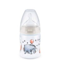 Nuk Biberon first choice+ Température control 150ml 0-6mois Winnie Beige prix Maroc | Bebemaman.ma