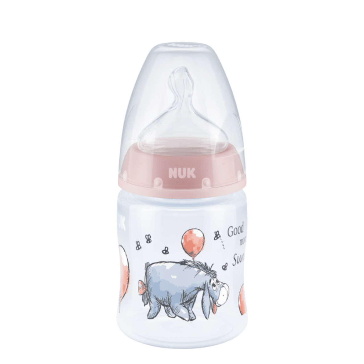 Nuk Biberon first choice+ Température control 150ml 0-6mois Winnie Rose