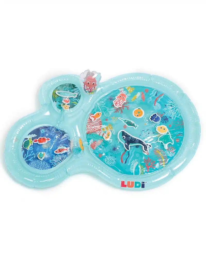 Ludi Grand Tapis D&rsquo;eau Marin Bleu 10m+