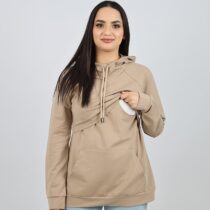 Retrouvez Sweat d'allaitement Beige aux meilleurs prix sur Bebemaman.ma . Livraison à domicile partout au Maroc. Paiement à la livraison.