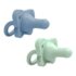 Dr. Brown's Pack de 2 Sucettes en Silicone HappyPaci 0-6M - Bleu & Vert prix Maroc | Bebemaman.ma
