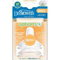 Dr. Brown's Pack de 2 Tétines Col large L3 6m+ prix Maroc | Bebemaman.ma