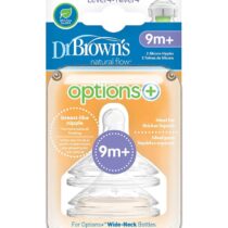Dr. Brown's Pack de 2 Tétines Col large L4 9m+ prix Maroc | Bebemaman.ma
