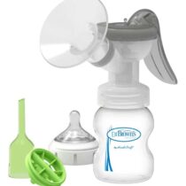 Retrouvez Dr. Brown's Tire-lait Manuel avec Protection en Silicone SoftShape™ et Biberon à Col Large 150ml aux meilleurs prix sur Bebemaman.ma . Livraison à domicile partout au Maroc.