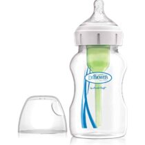 Dr. Brown's Biberon 330ml Col large tétine L2 3m+ prix Maroc | Bebemaman.ma