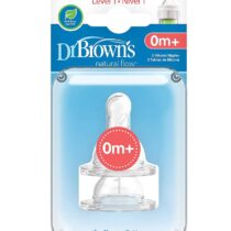 Dr. Brown's Pack de 2 tétines Col étroit L1 0m+ prix Maroc | Bebemaman.ma