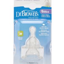 Dr. Brown's Pack de 2 tétines Col étroit L4 9m+ prix Maroc | Bebemaman.ma