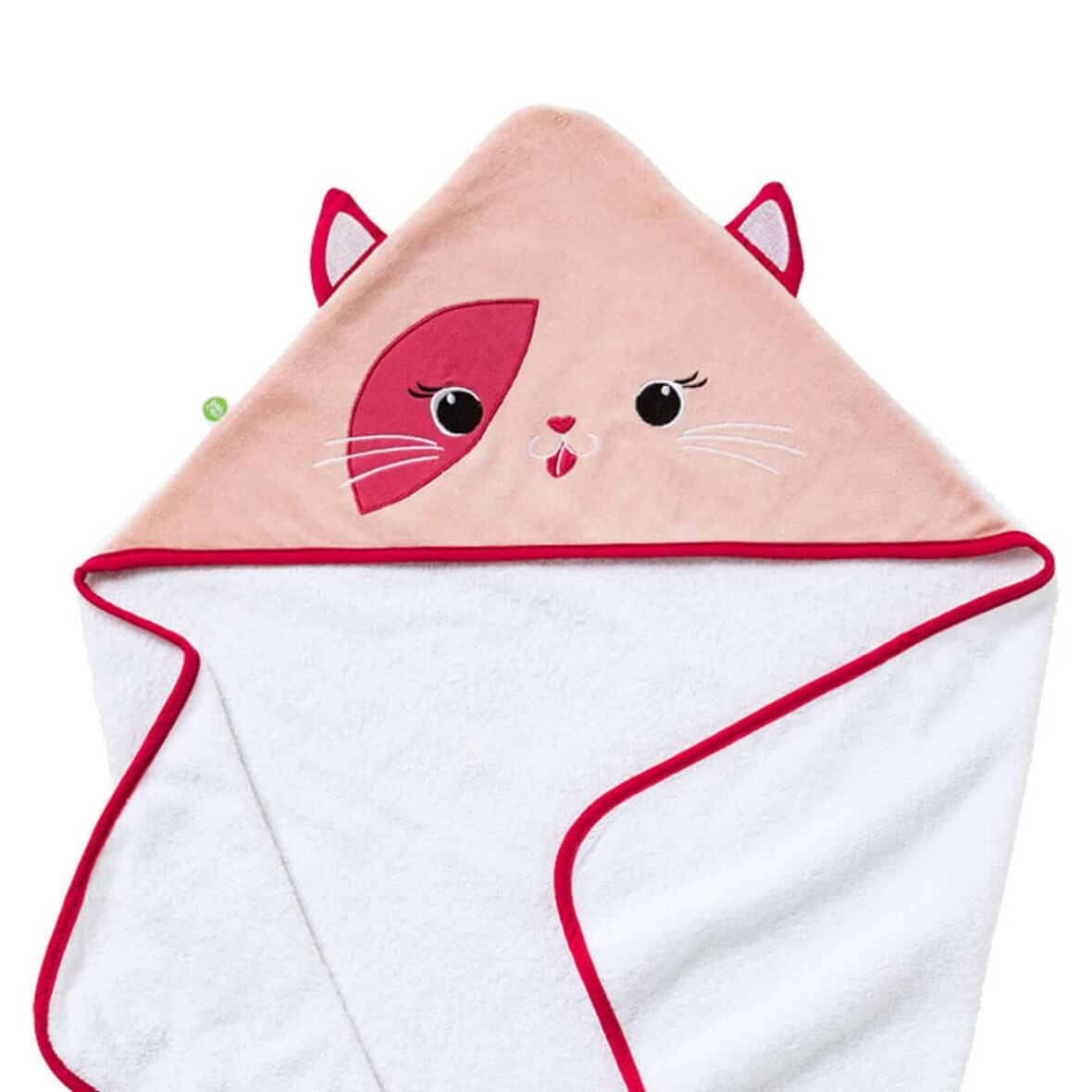 Babycalin Cape de bain ludique 75×75 cm – Chat 1