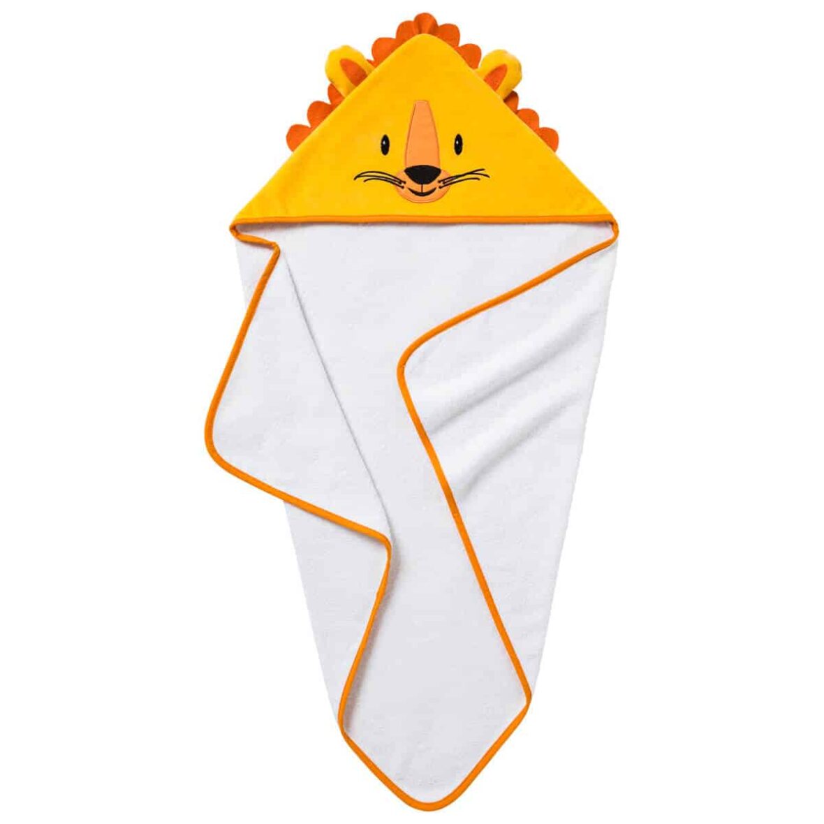 Babycalin Cape de bain ludique 75×75 cm – Lion