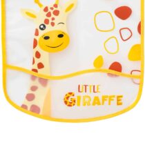 Retrouvez Babycalin Bavoir imperméable à poche 28x32 cm - Girafe aux meilleurs prix sur Bebemaman.ma . Livraison à domicile partout au Maroc.