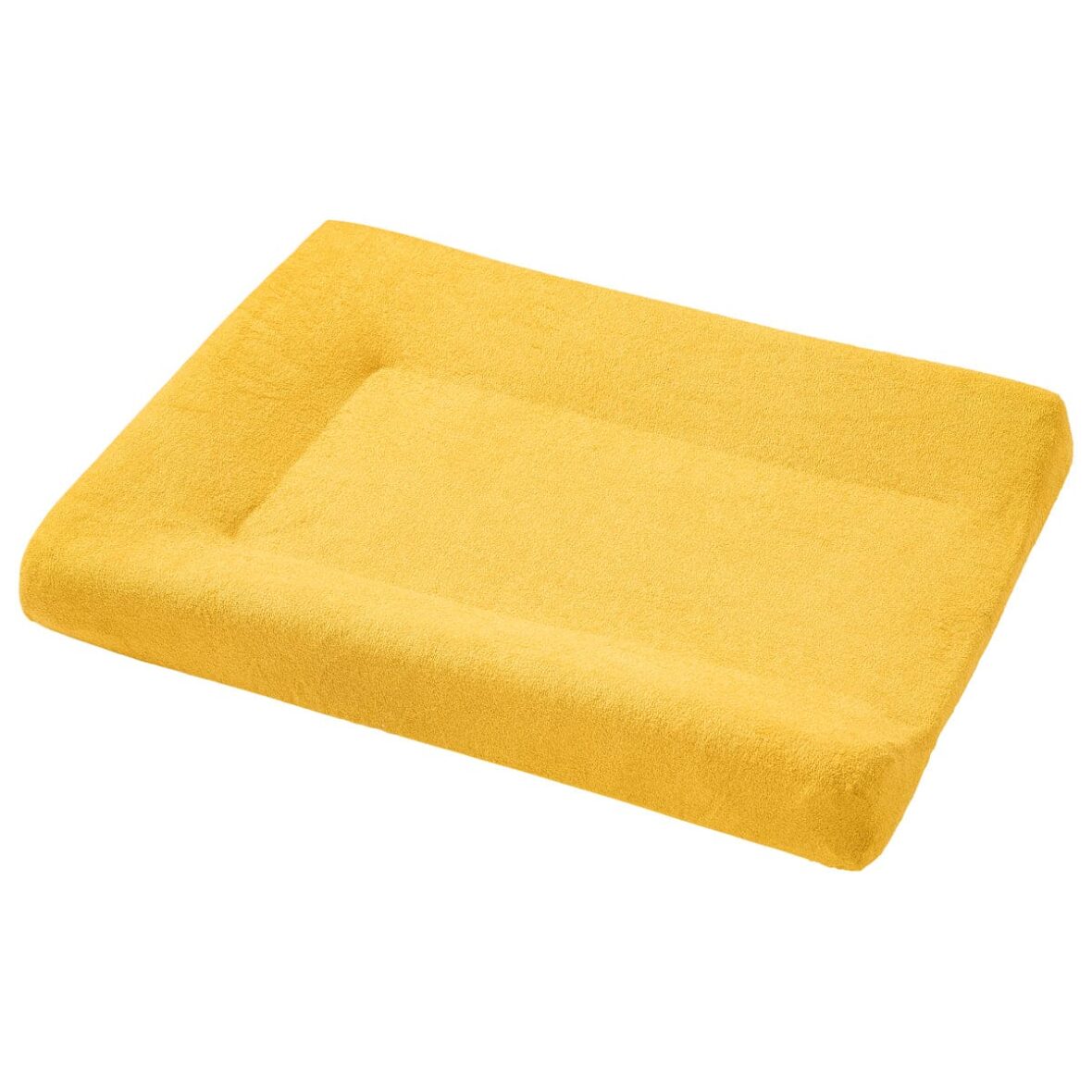 Bebemaman-Babycalin-Housse de matelas à langer en éponge 50×70 cm Moutarde 2