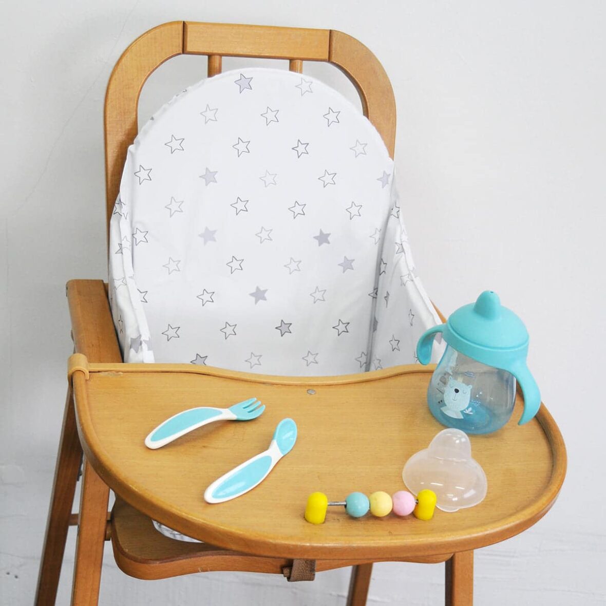 Bebemaman-Babycalin-Lot de 2 couverts bébé ergonomiques bleu 5