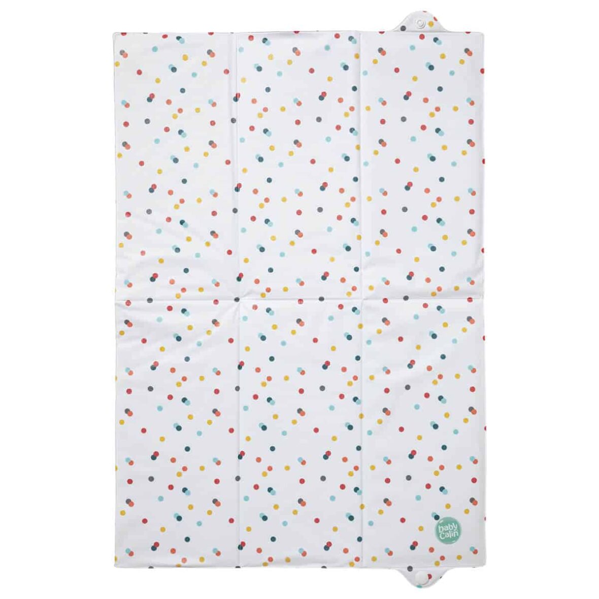 Bebemaman-Babycalin Matelas à langer nomade pliant Multicolor Pois 1
