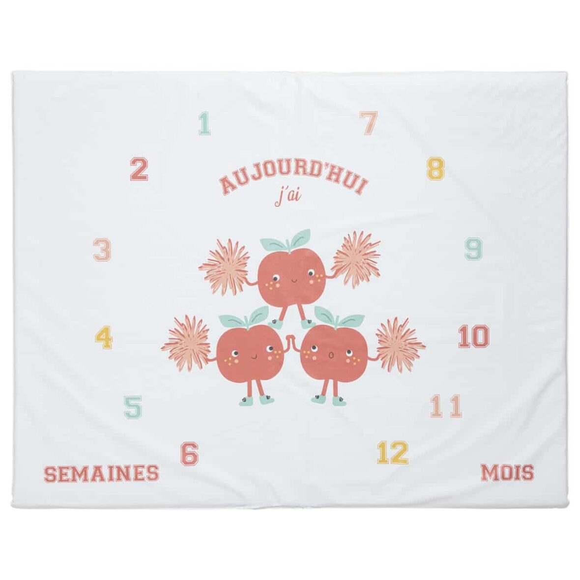 Babycalin Tapis de jeu imperméable moinniversaire Smoothie