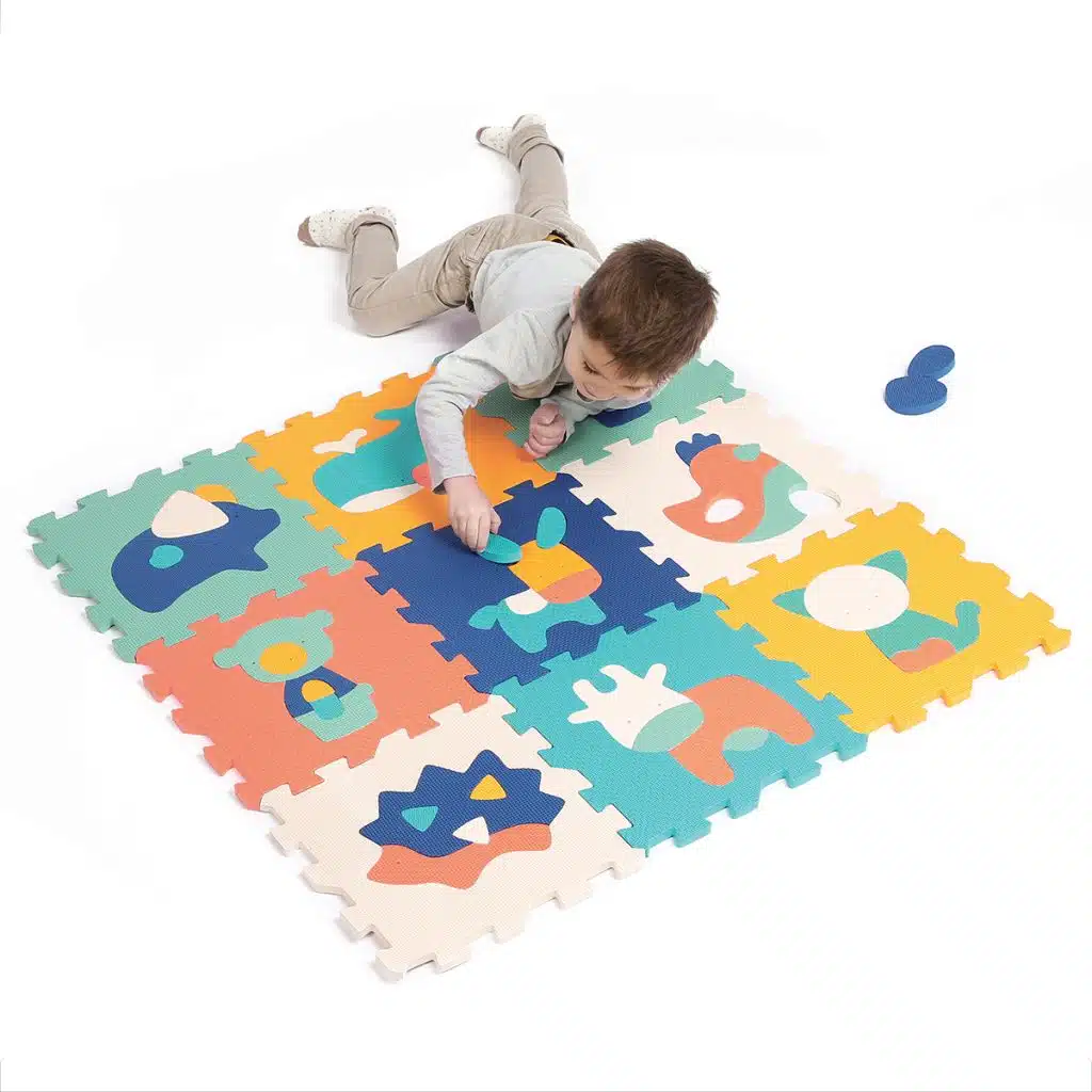 Bebemaman-Ludi Tapis Mousse animaux 9 dalles 1
