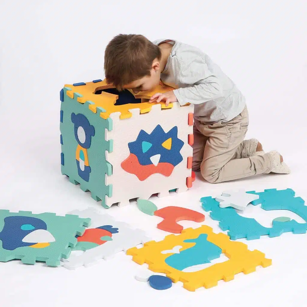 Bebemaman-Ludi Tapis Mousse animaux 9 dalles 2