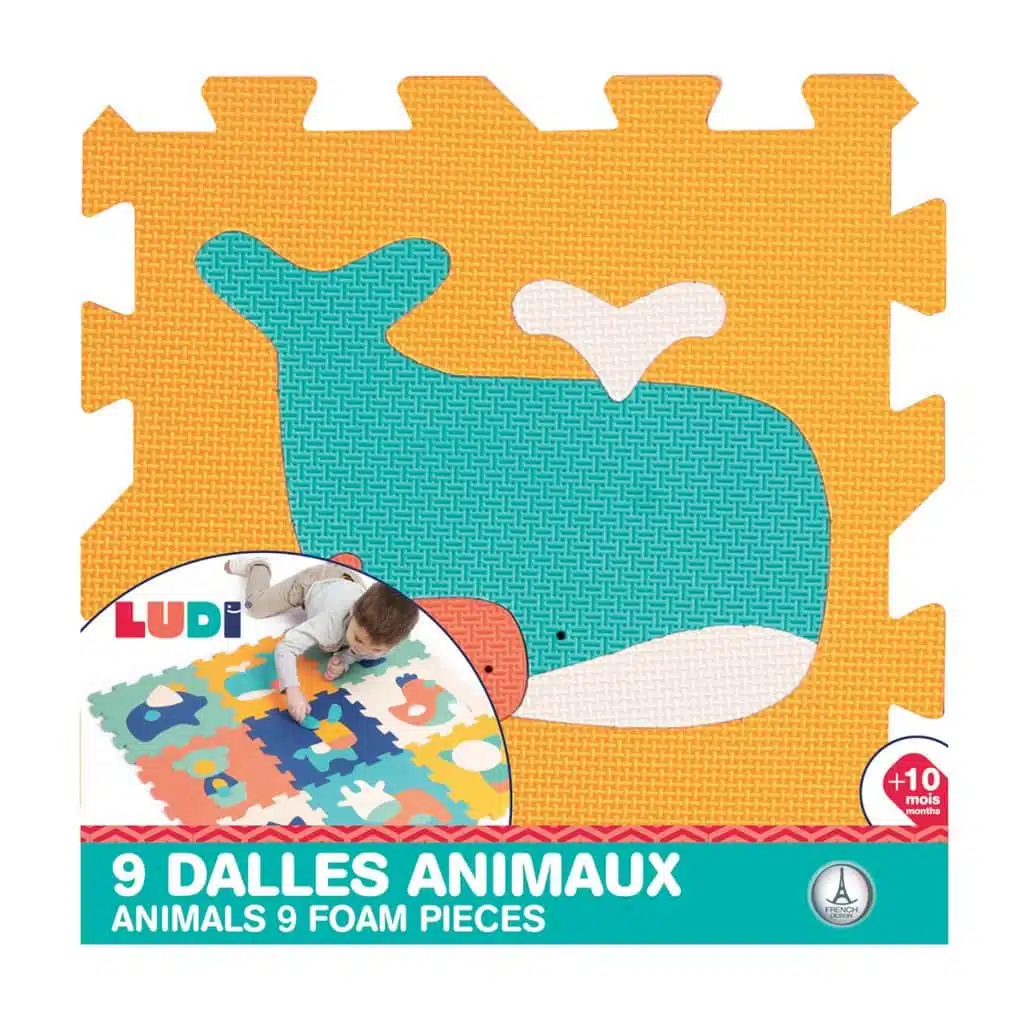 Bebemaman-Ludi Tapis Mousse animaux 9 dalles 5