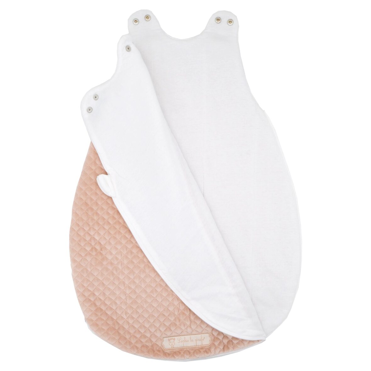 Bebemaman-Sophie la Girafe Gigoteuse naissance hiver matelassée brodée 2