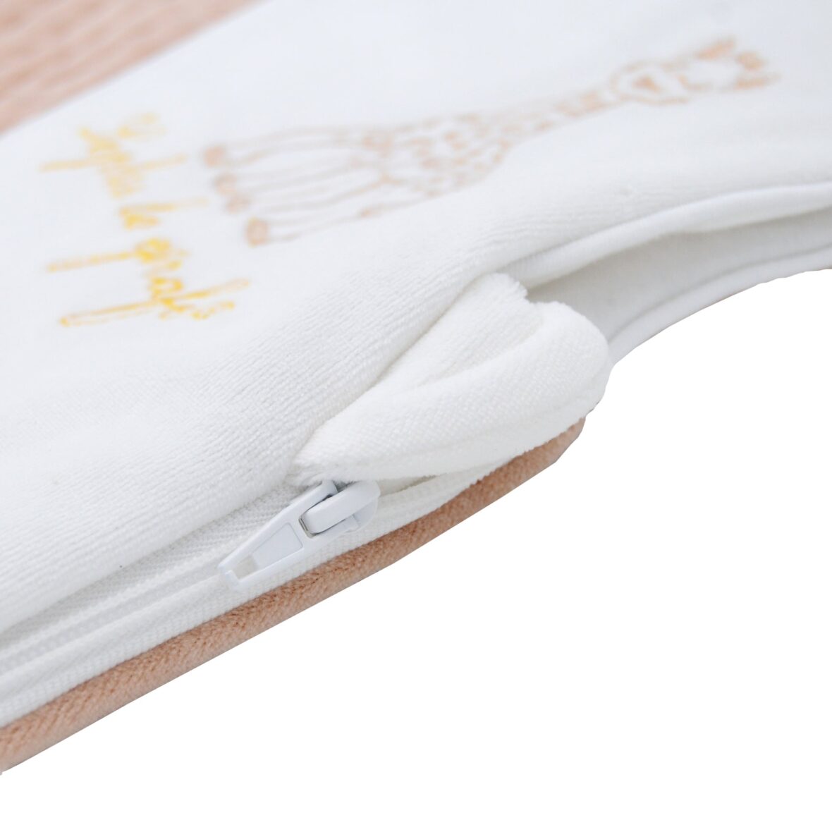 Bebemaman-Sophie la Girafe Gigoteuse naissance hiver matelassée brodée 3