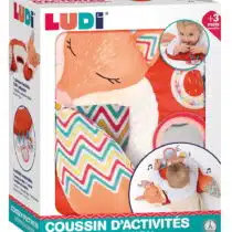 Ludi Coussin d'activités Renard 3m+ prix Maroc | Bebemaman.ma