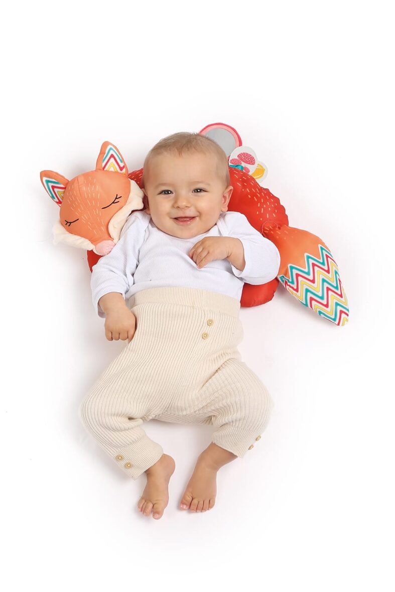 LUDI Coussin d&rsquo;activités Renard 3m+ – 3 – bebemaman.ma