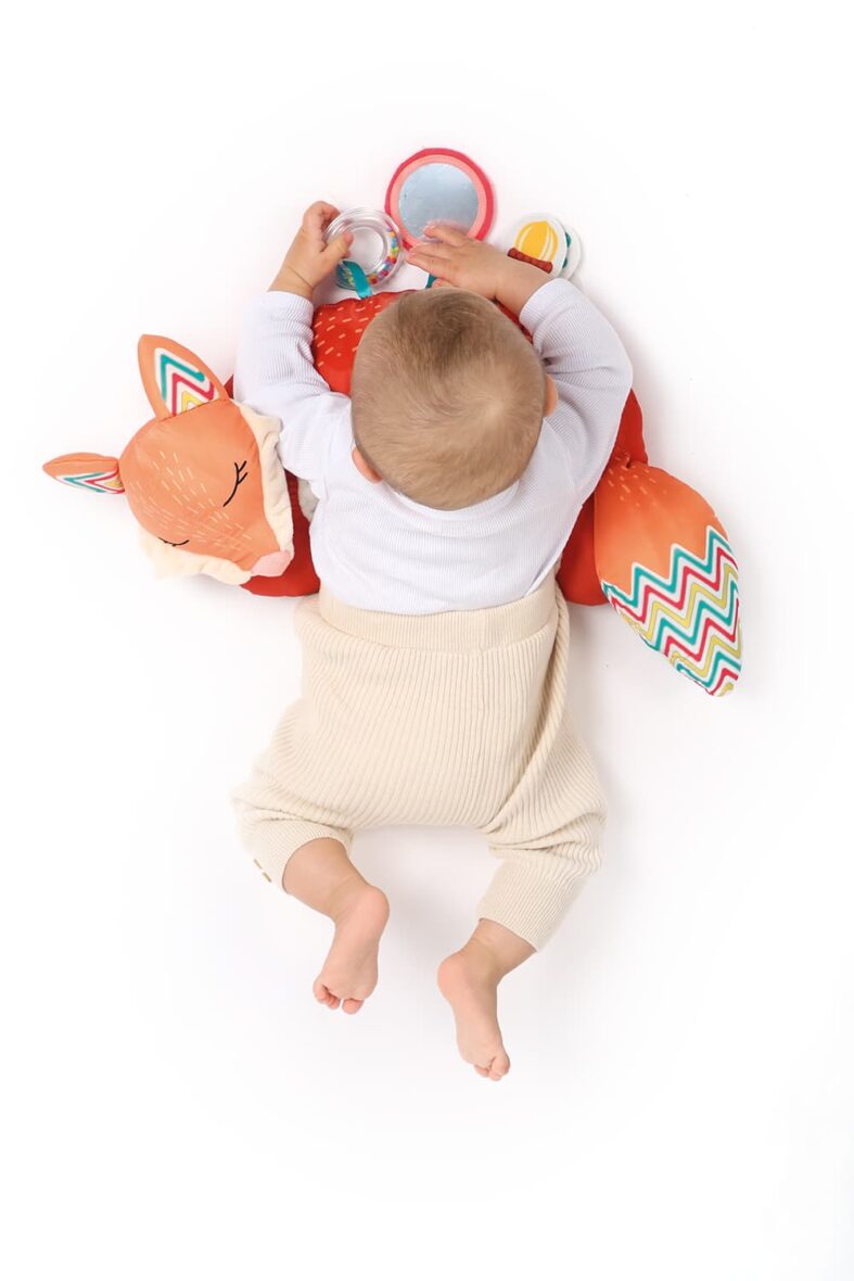 LUDI Coussin d&rsquo;activités Renard 3m+ – 5 – bebemaman.ma