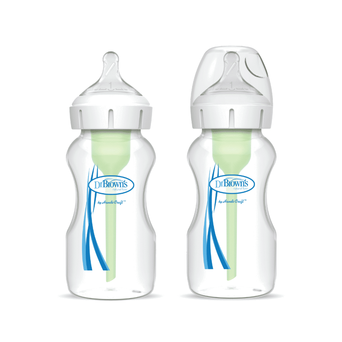 Dr. Brown&rsquo;s Pack 2 biberons  Col large – 270ml