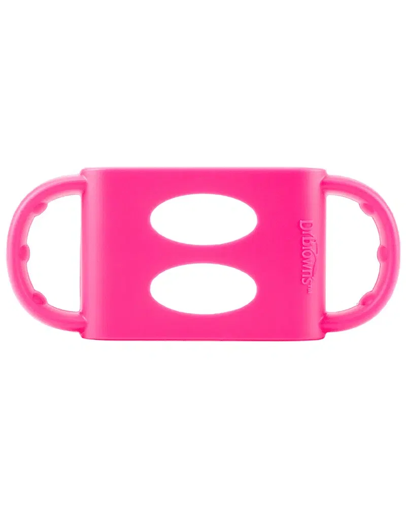 Dr. Brown’s Poignées en Silicone pour Biberons et Gobelets – Rose