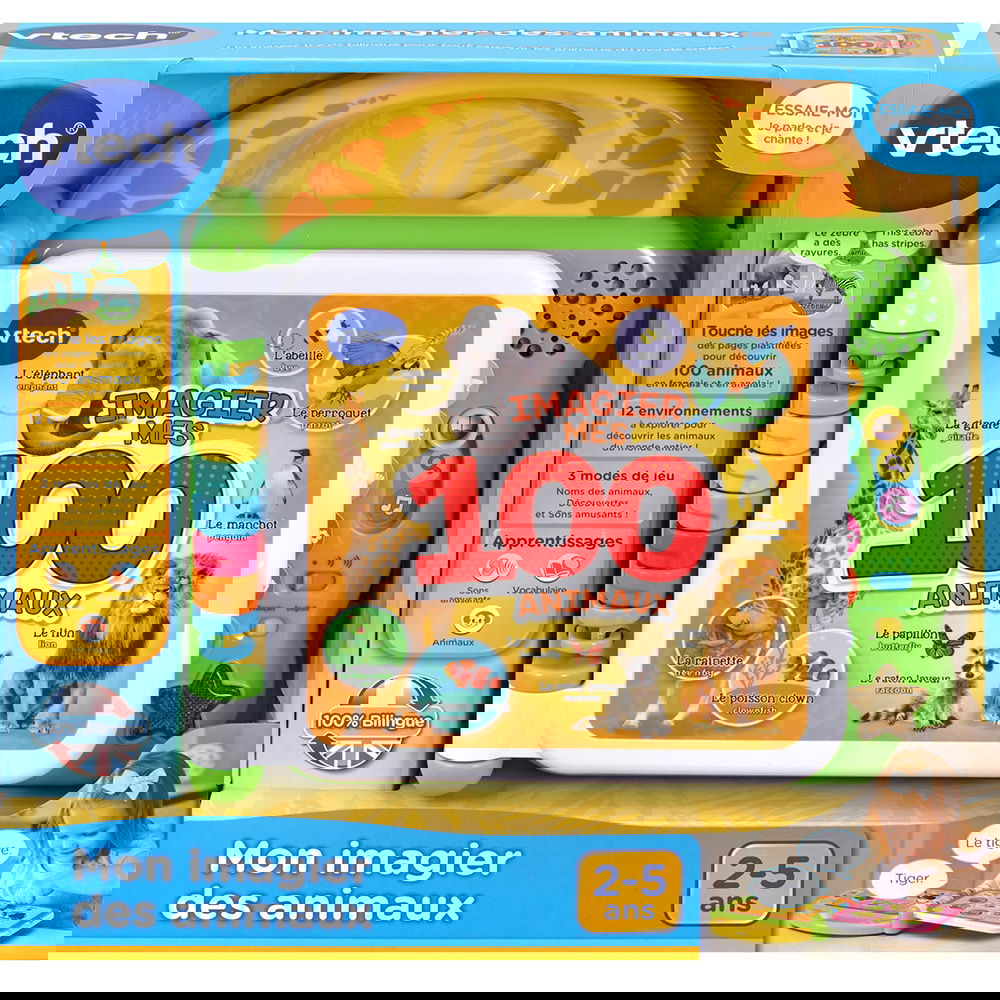 VTech Mon imagier des animaux bilingue