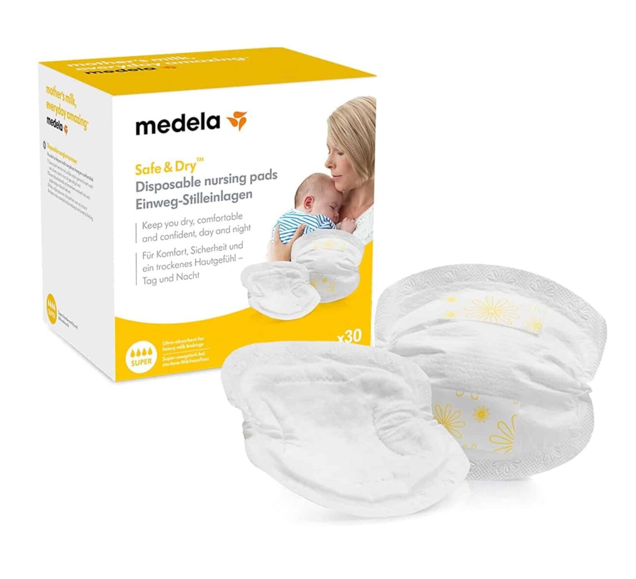 Medela Coussinets d’allaitement jetables 30 pièces