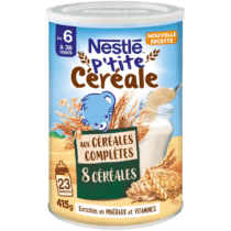Nestlé P’tite Céréale 8 Céréales dès 6 mois – céréales infantiles bébé