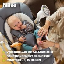 Retrouvez Lionelo Niles 2 en 1 : Chaise Haute et Balancelle électrique dès la naissance aux meilleurs prix sur Bebemaman.ma . Livraison à domicile partout au Maroc. Paiement à la livraison.
