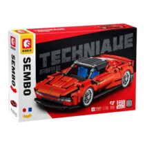 Sembo Blocs De Construction Voiture de Course +6A - Rouge prix Maroc | Bebemaman.ma