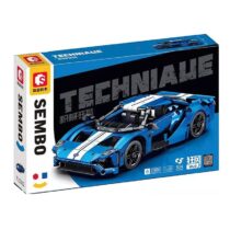 Sembo Blocs De Construction Voiture de Course +6A - Bleu prix Maroc | Bebemaman.ma