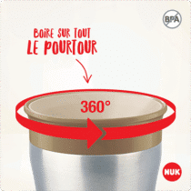 Nuk Mini Magic Cup 360° avec anses 160 ml - Vert prix Maroc | Bebemaman.ma