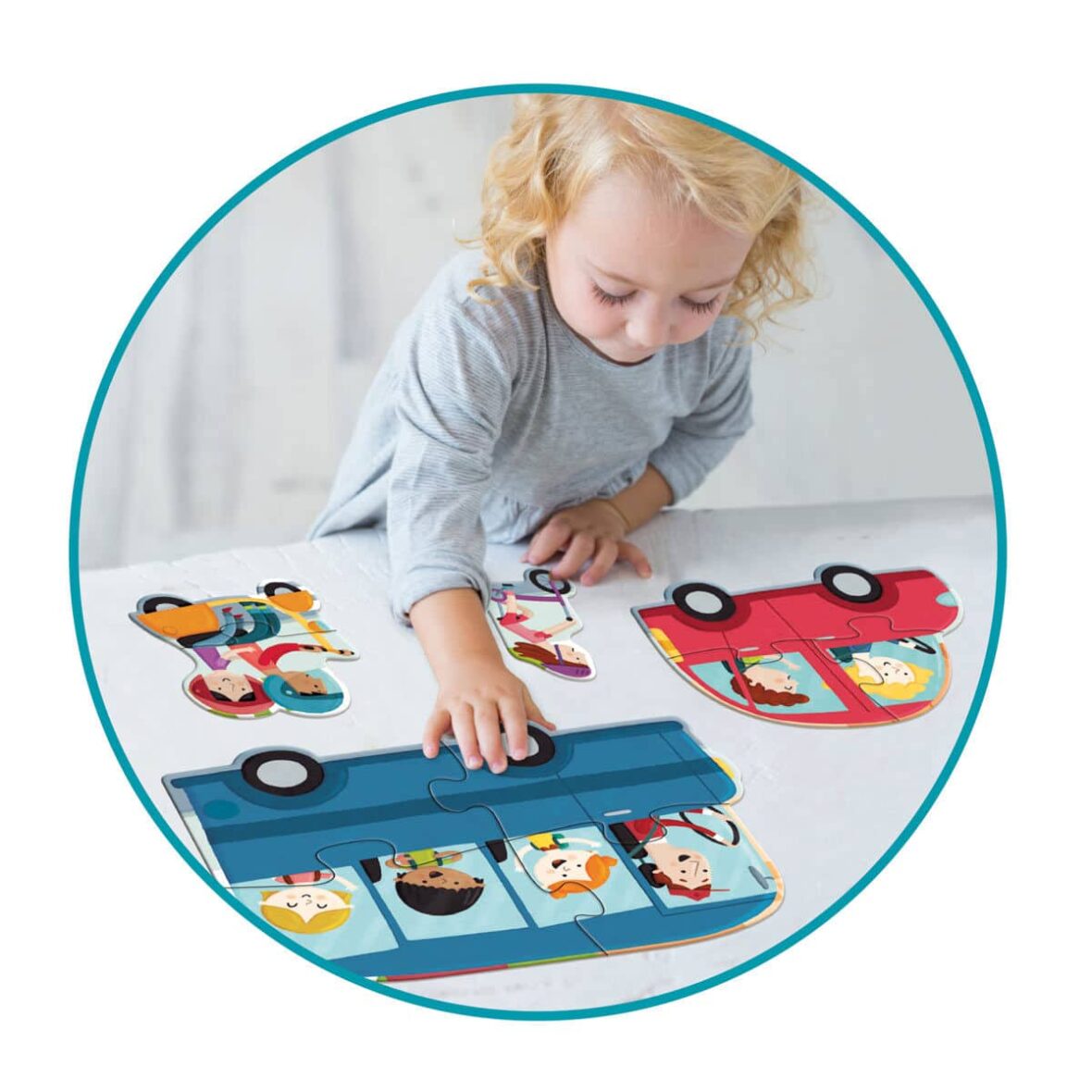 Bebemaman-Goula Puzzle XXL Véhicules 3