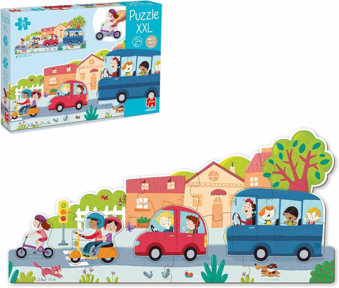 Bebemaman-Goula Puzzle XXL Véhicules 4