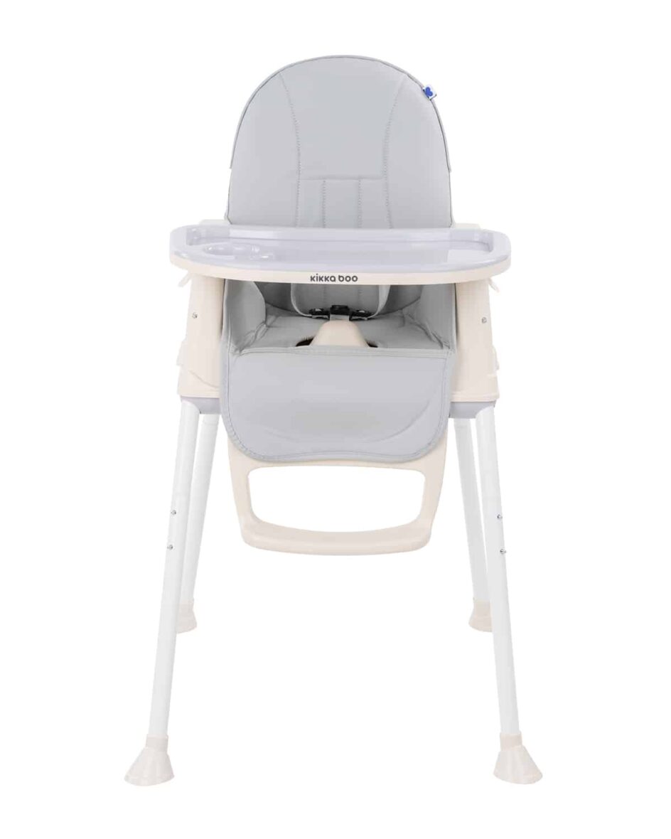 Bebemaman- Kikkaboo Chaise Haute Creamy Gris 1
