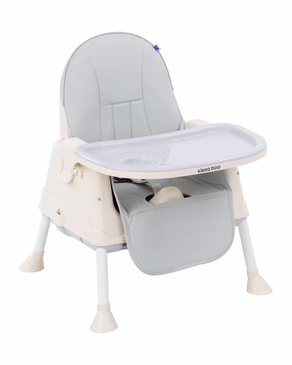 Bebemaman- Kikkaboo Chaise Haute Creamy Gris 4